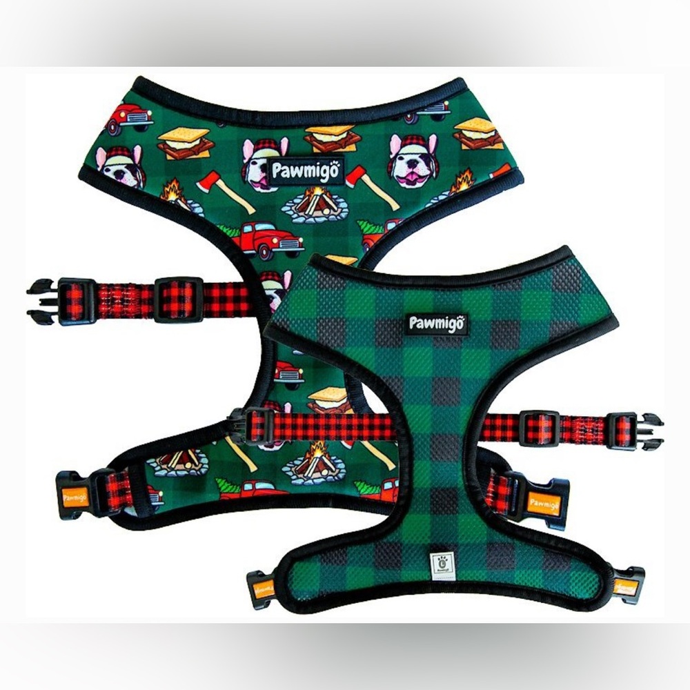 Chewy Pawmigo Green Dog Harness NWT